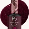 Pink Gellac - Dramatic Red - Gellak - Vegan - Rood - Shimmer Finish - 15 Ml