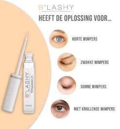 B’LASHY® Wimperserum - Wimper Groeimiddel - Wimper Serum Voor Sterke, Lange En Volle Wimpers - 5 Ml -Modecosmetica 1115x1200