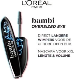 L’Oréal Paris Bambi XXL Oversized Eye Mascara - Zwart - Volume & Lengte Mascara - 8.9ml -Modecosmetica 1132x1200 2
