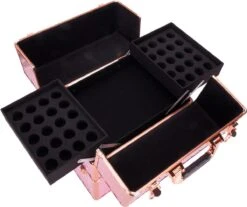 Koffer Groot Holo/Golden Rose XXL Met Opbergvakken -Modecosmetica 1200x1006 1