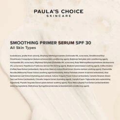 Paula's Choice Smoothing Primer Serum SPF 30 - Perfecte Make-up Basis - Alle Huidtypen - 30 Ml -Modecosmetica 1200x1200 129