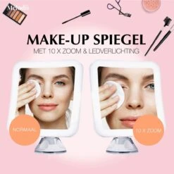 Melodii ML10X - Make Up Spiegel Met LED Verlichting - Scheerspiegel - 10x Vergroting - Met Tru-Daylight Verlichting - Voor Hem En Voor Haar -Modecosmetica 1200x1200 286