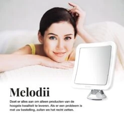 Melodii ML10X - Make Up Spiegel Met LED Verlichting - Scheerspiegel - 10x Vergroting - Met Tru-Daylight Verlichting - Voor Hem En Voor Haar -Modecosmetica 1200x1200 287