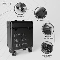 PIXMY® - MT130-S - Make Up Koffer - Cosmetica Koffer - DESIGN 19 PIXMY® - MT130-S - Make Up Koffer - Cosmetica Koffer - DESIGN -Modecosmetica 1200x1200 350