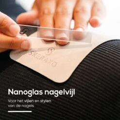 Skeraxo 8-delige Luxe Verschillende Tools - Professioneel Manicure Set & Pedicureset Met Nagelvijl & Nageltang – Behandeling Nagels En Huid -Modecosmetica 1200x1200 75