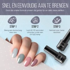 Gellak Starterspakket - Gellak - Gel Nagellak - Gellak Set - 6x8ML Kleuren - Nude Edition - Gellac - Nude Kleuren -Modecosmetica 1200x1200 91