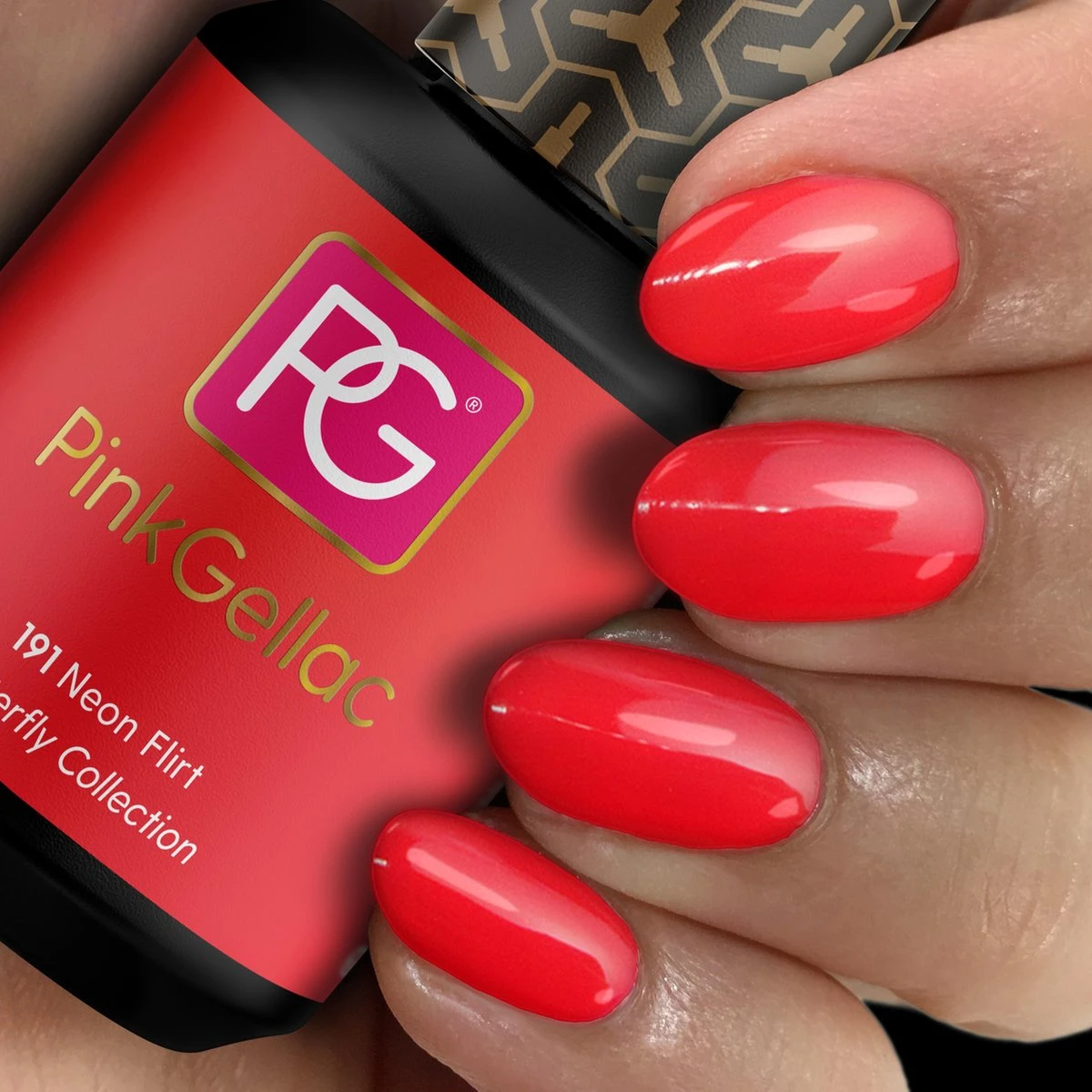 Pink Gellac - Neon Flirt - Gellak - Vegan - Roze - Glanzend - 15ml 1 Pink Gellac - Neon Flirt - Gellak - Vegan - Roze - Glanzend - 15ml