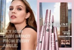 Maybelline Lash Sensational Sky High Waterproof - Zwart - Lengte Mascara - 6 Ml -Modecosmetica 1200x815