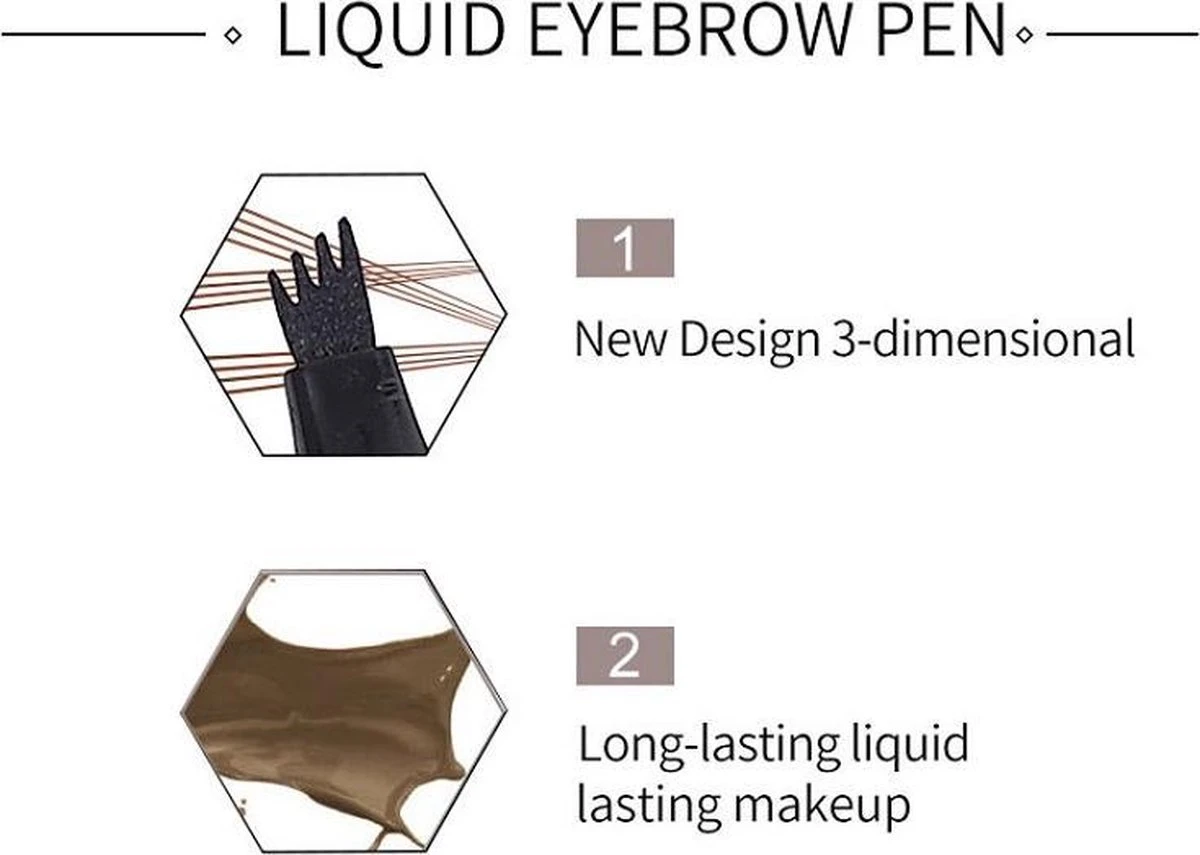Joya Beauty® Microblading Eyebrow Tattoo Pen | Waterproof Tattoo Wenkbrauw Pen |Wenkbrauwpen | Kleur 4: Bruin 6 Joya Beauty® Microblading Eyebrow Tattoo Pen | Waterproof Tattoo Wenkbrauw Pen |Wenkbrauwpen | Kleur 4: Bruin - Afbeelding 6