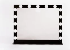 Make Up Spiegel Met Verlichting | Vivo | Hollywood Spiegel | Zwart | Touch | 3 Standen | 70x54 -Modecosmetica 1200x863 1