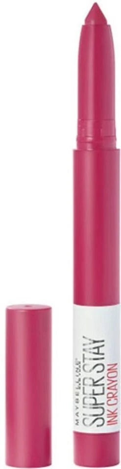 Maybelline SuperStay Ink Crayon Matte Lippenstift - 35 Treat Yourself - Roze -14 Gr -Modecosmetica 311x1200 3