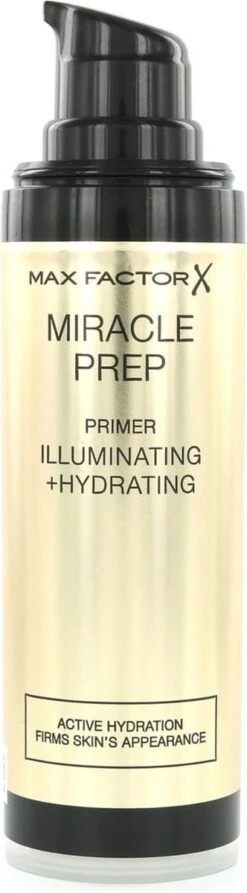 Max Factor Miracle Prep Primer Illuminating & Hydrating - 000 Transparant - 30 Ml -Modecosmetica 332x1200