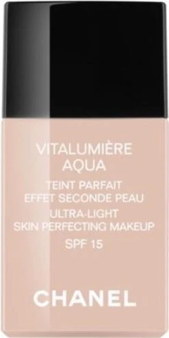 Chanel Vitalumiere Aqua Foundation - 30 Beige - SPF15 - 30 Ml -Modecosmetica 600x1200 3