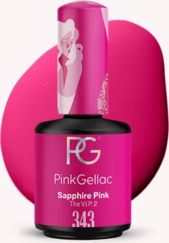 Pink Gellac - Sapphire Pink - Gellak - Vegan - Roze - Glanzend - 15ml