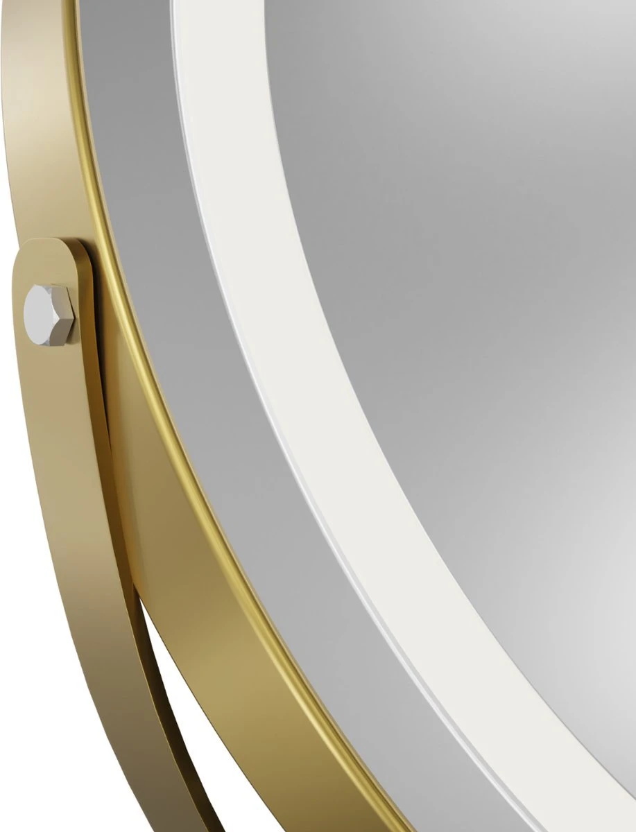 Marbor Make Up Spiegel Met LED Verlichting - Goud - Hollywood Mirror 2 Marbor Make Up Spiegel Met LED Verlichting - Goud - Hollywood Mirror - Afbeelding 2